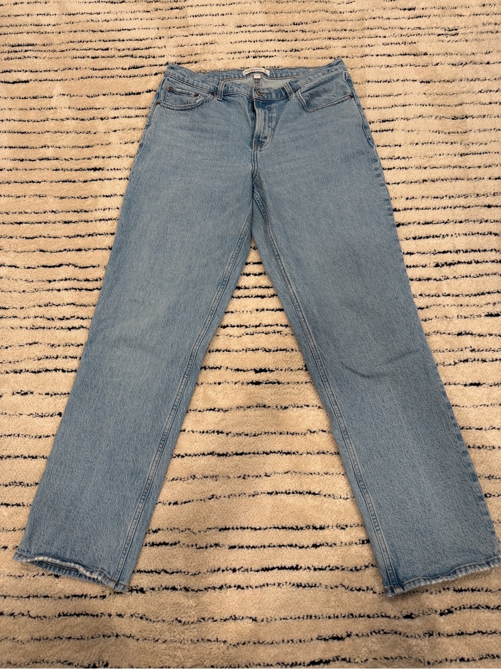 Abercrombie & Fitch Light Wash Straight-Leg Women's Jeans